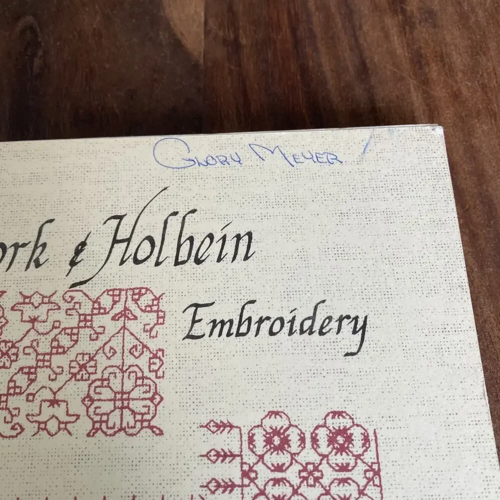 Blackwork & Holbein Embroidery Book 2 Ilse Altherr 1981 Spiral Bound Softcover